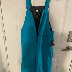 Arctix unisex-Youth XL Insulated Snow Bib Overalls Bright Blue Husky NWT
